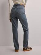 Only - Straight jeans - Special Blue Grey Denim - Onlemily Stretch Hw ...
