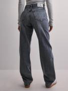 Calvin Klein Jeans - Straight jeans - Denim Grey - High Rise Straight ...