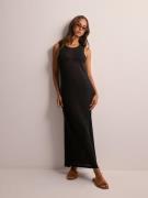 Selected Femme - Maxiklänningar - Black - Slfmoon Sus Sl Knit Dress - ...
