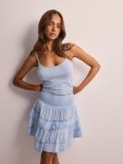 Neo Noir - Minikjolar - Light Blue - Kenia S Voile Skirt - Kjolar - mi...