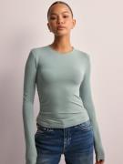 Calvin Klein Jeans - Långärmade toppar - Slate Gray - Modal Detail Ls ...