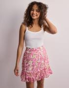 Vero Moda - Blommig - Vmsmilla H/W Short Skirt Wvn Ga