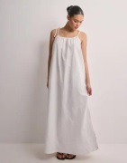 JJXX - Vit - Jxkarla Linen Blend Long Dress Wvn