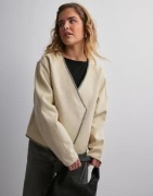 Vero Moda - Beige - Vmlenna L/S Stitch Cardigan Wvn Exp