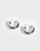 Nelly - Silver - Bold Hoops