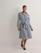 Polo Ralph Lauren - Vit - Ls Ela Dr-Long Sleeve-Day Dress