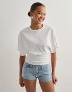 Nelly - Blå - Stitch Jeans Shorts