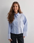 Neo Noir - Blå - Rosa Mix Stripe Shirt