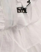 Neo Noir - Vit - Athena S Voile Blouse