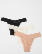 Hunkemöller - Multi/Mönstrad - 3-Pack Madison Ulv String