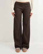 Nelly - Brun - Stunning Low Waist Structure Pants
