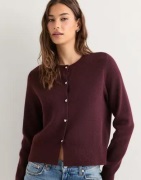 Vero Moda - Röd - Vmkacy Ls O-Neck Cardigan