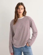 Pieces - Rutigt/Randigt - Pcsadie Ls Top Noos