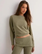 Nelly - Grön - Effortless Knit LS Sweater