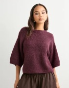 Only - Röd - Onlgila Life Ss O-Neck Knt