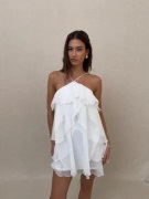 Nelly - Vit - Flounce Of My Dream Short Dress