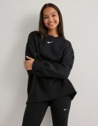 Nike - Svart - W Nsw Phnx Flc Os Long Crew