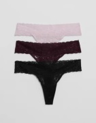 Nelly - Rosa - What I Love 3-pack Thong