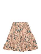 Bubble Viscose Skirt Kort Kjol Multi/patterned By Ti Mo