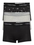 3P Low Rise Trunk Boxerkalsonger Black Calvin Klein