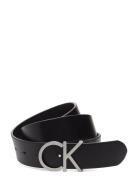 Ck Adj.logo Belt 3.5Cm Bälte Black Calvin Klein