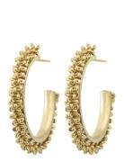 Tinsel Earrings Creole Accessories Jewellery Earrings Hoops Gold Edbla...