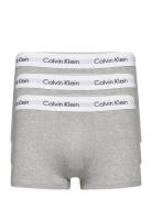 3P Low Rise Trunk Boxerkalsonger Grey Calvin Klein