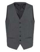 Lindbergh Mens Waistcoat For Suit Grå