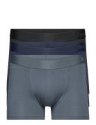 Trunk Bamboo 3-Pack Boxerkalsonger Blue Resteröds