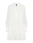 Yasholi Ls Dress S. Noos Kort Klänning White YAS