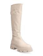 Mana Boot Höga Stövlar Beige Steve Madden