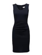 Sara Dress Kort Klänning Navy Kaffe