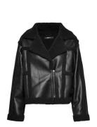 Cami Sherling Jacket Läderjacka Skinnjacka Black Gina Tricot