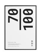 Paper Collective Pc Frame Black Timber Plexi - 70X100 Cm Svart