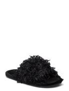 Indoor Slippers Feather Slippers Tofflor Black Lindex
