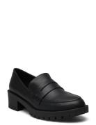 Biapearl Simple Penny Loafer Carnation Loafers Låga Skor Black Bianco