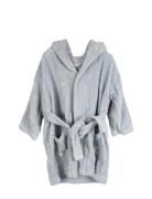 Embroidered Bathrobe 3-4 Years - Pearl Blue Morgonrock Badrock Blue Fi...