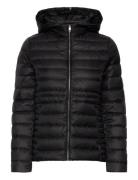 Feminine Lw Down Jacket Fodrad Jacka Black Tommy Hilfiger