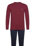 Men's Knit Pyjamas Pyjamas Burgundy Emporio Armani