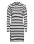 Vithessa High Neck L/S Dress Kort Klänning Black Vila