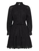 Yasholi Ls Belt Dress S. Noos Kort Klänning Black YAS