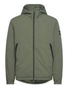 Padded Crinkle Nylon Jacket Fodrad Jacka Green Calvin Klein