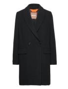 C_Catop Outerwear Coats Winter Coats Black BOSS
