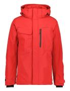 Stefan Usx Jkt Parka Jacka Red Didriksons