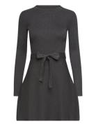 Dress Malin Knitted Kort Klänning Grey Lindex