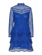 YAS Yasalberta Ls New Lace Dress Blå