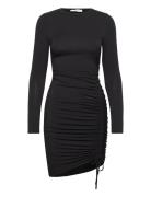 Viscose Dress Kort Klänning Black Rosemunde