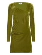 Cmvelvet-Short-Dress Kort Klänning Green Copenhagen Muse