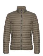 Mens Down Jacket Fodrad Jacka Khaki Green Colmar