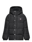 Relaxed Puffer Jacket Fodrad Jacka Black GANT